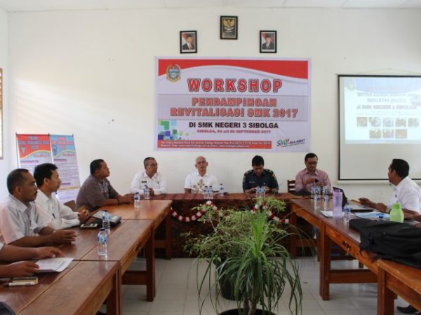 Workshop Pendampingan Revitalisasi SMK 2017 di SMK Negeri 3 Sibolga