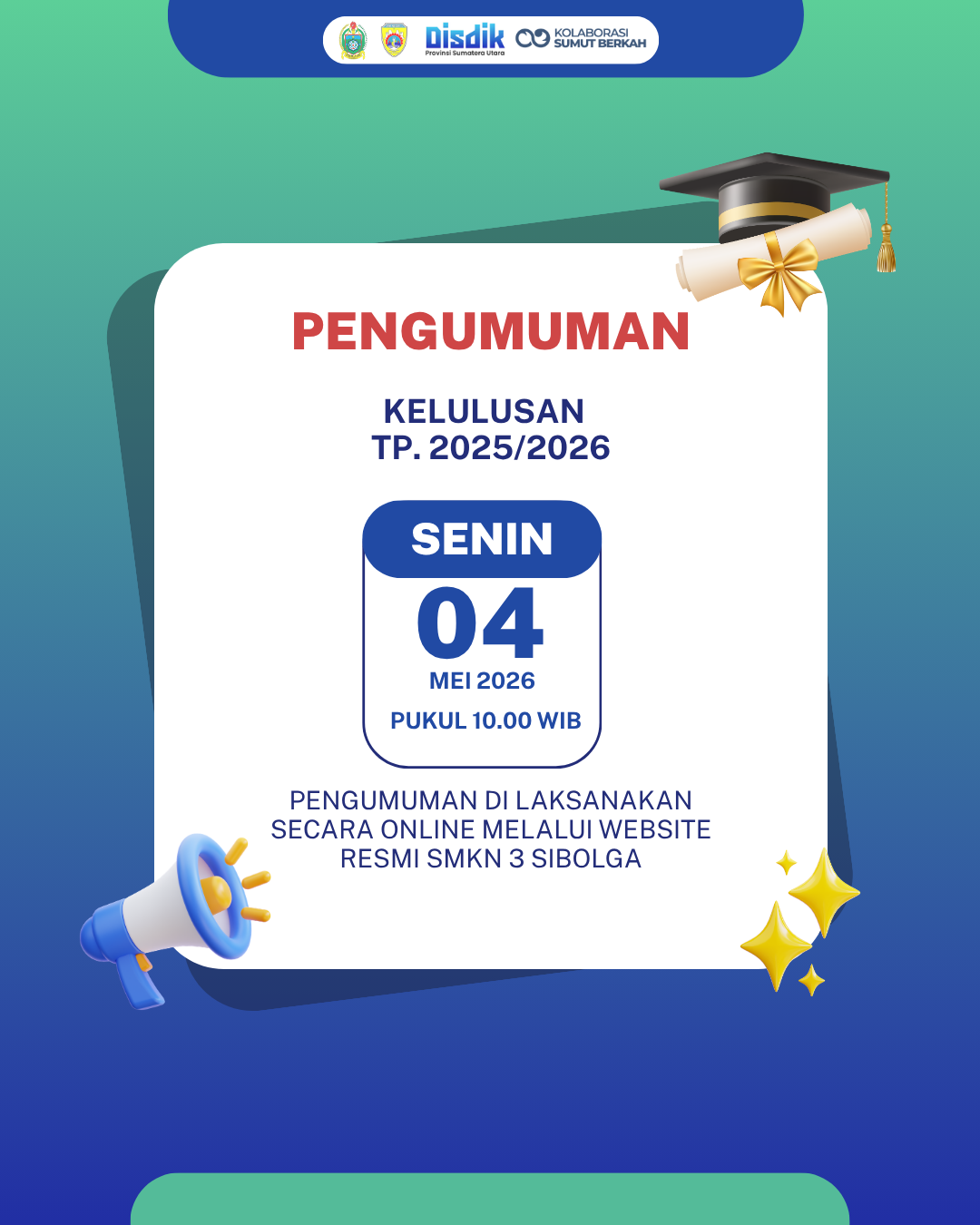 Pengumuman Kelulusan Kelas XII TP. 2025/2026
